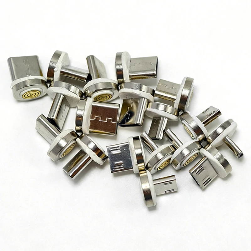 1/5/10PCS 12th Generation Magnetic Cable Plug Round Fast Charging Adapter Tips For Samsung Huawei Xiaomi Magnet Charger Plugs