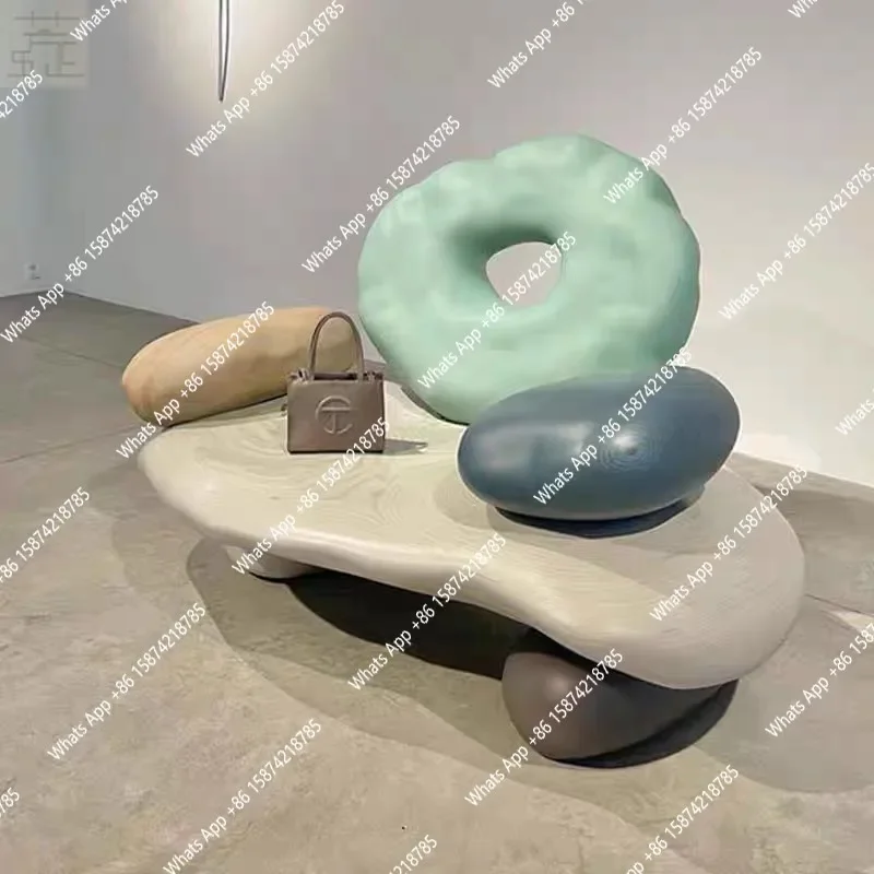 A69 Nordic Creative Art Wabi Wind Rock Sofa Designer Fiberglass Retro Single Hotel Negotiation Chair