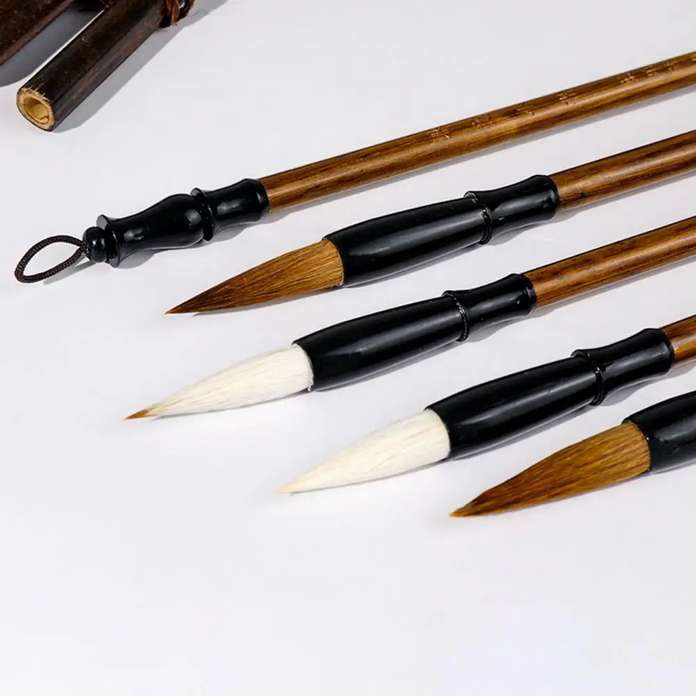 Writing Brush Chinese Style Wood Brush Pen for School