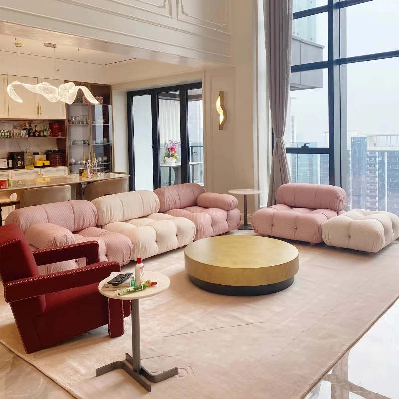 

module sofa Internet celebrity combination Small apartment removable tofu sofa