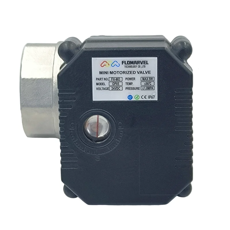 Manufacturer Wholesale Price 5V  12V 120v  220 Volt Dc Motor Actuator  Dn15 20 25 1/2 3/4 Inch Electric Motorized Ball Valve