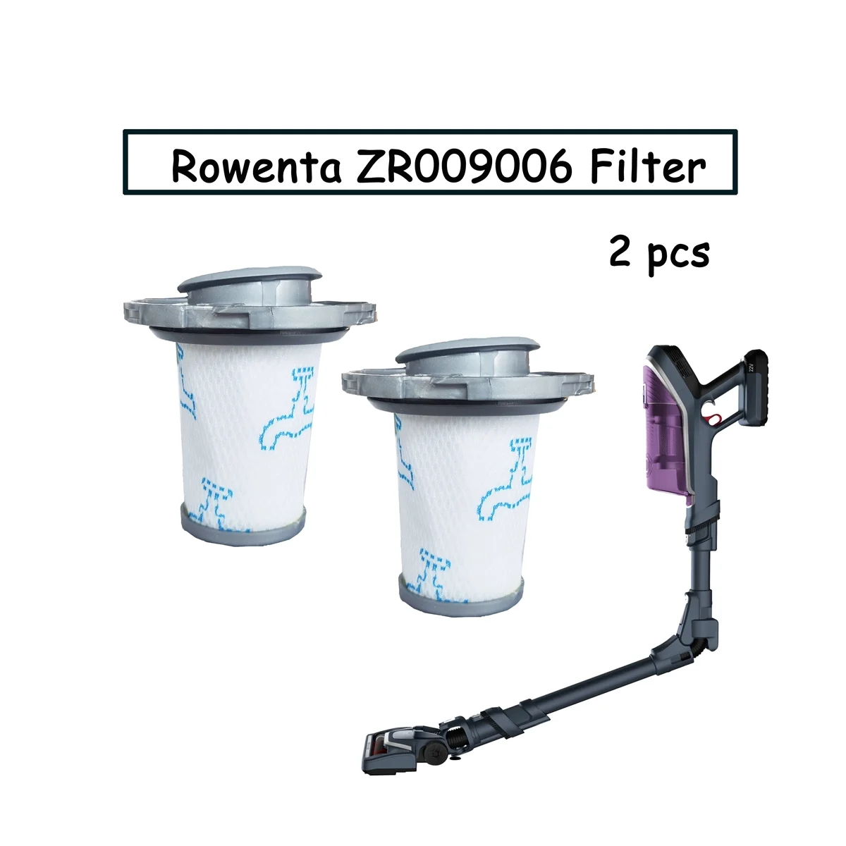 Filtr Hepa ZR009006 dla Rowenta X-Force Flex 8.60 X-Pert 6,60 bezprzewodowy odkurzacz akcesoria zamienne