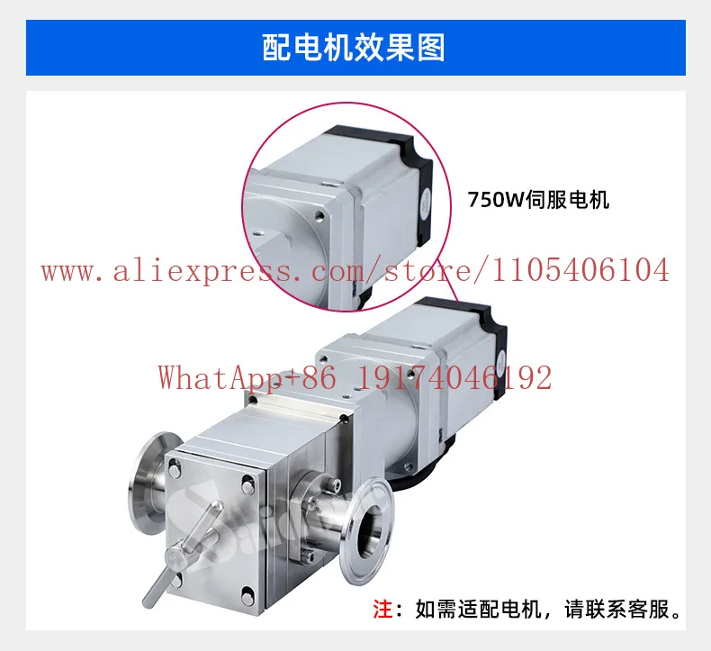 316L Stainless Steel Gear Pump Cosmetics Special Rotor Pump Household Food Grade Metering Pump