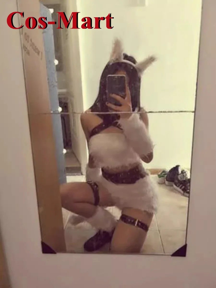 CosplayCos-Mart juego Katarina Du Couteau/la hoja siniestra disfraz Cosplay noche gato fiesta ropa de juego de rol Anime mujer Dr