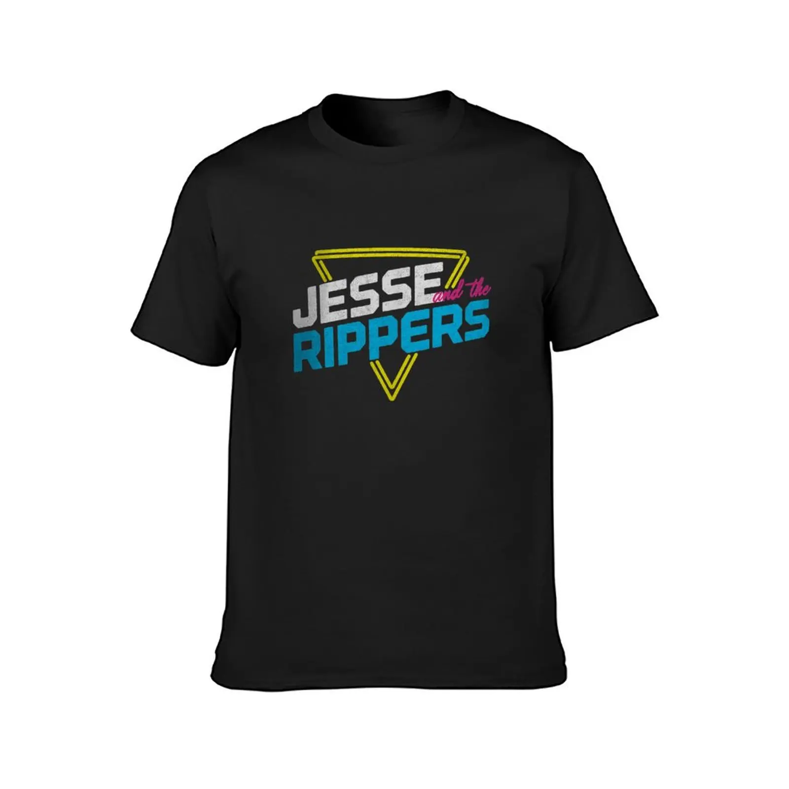 jesse and the rippers T-Shirt aesthetic clothes tops oversizeds summer top workout shirts for men