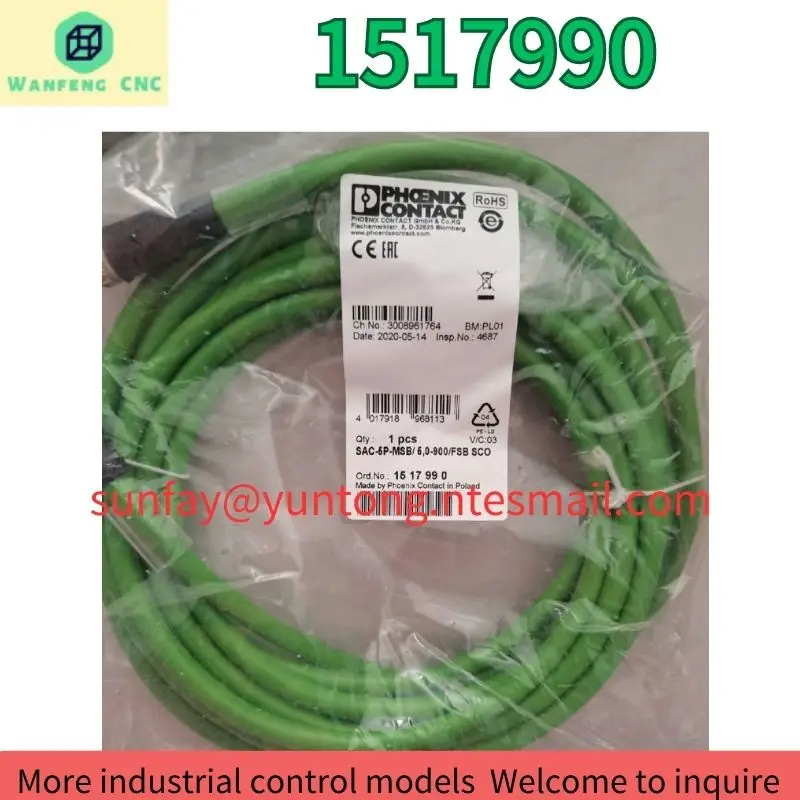 brand-new Network cable 1517990 SAC-5P-MSB/5.0-900/FSB SCO, 5M Fast Shipping