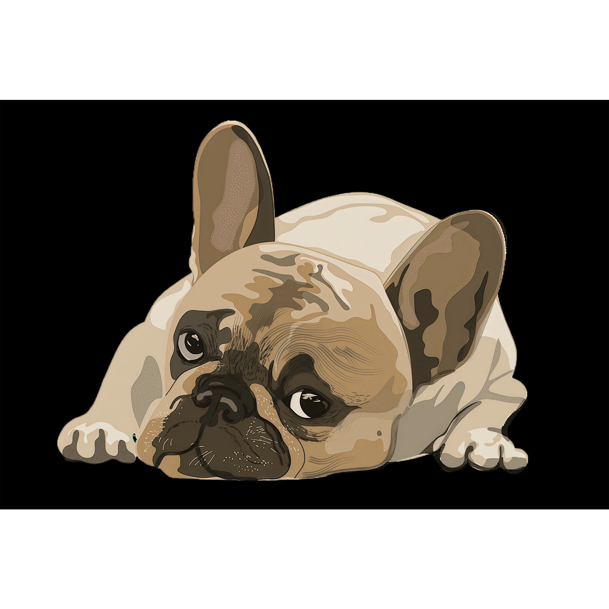 Cute French Bulldog Doormat Black Rubber Anti-Slip Entrance Kitchen Bathroom Door Floor Mat Garage Rug Carpet Footpad