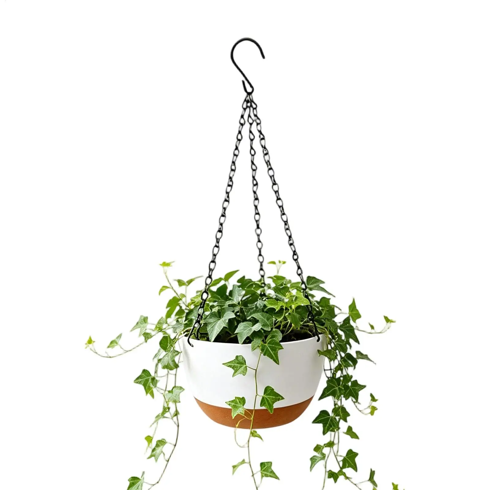 Planters For Indoor Plants Hangable Flower Basket With Removable Tray Pots Plants For Garden Outdoor Wall Patio Home Shelf Deck