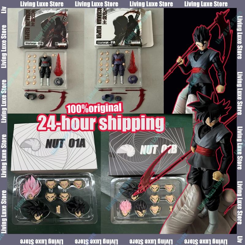 Nuevo Preorden VitoForge The Scythe Lord Dragon Ball negro Goku Zamas Super Saiyan Anime modelo juguetes colección de muñecos de acción regalos