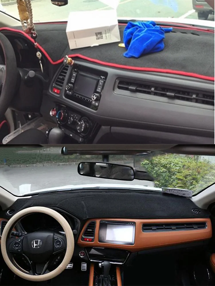 For 2013-2021 Honda Vezel Z RU1 HRV X-RV Dashmat Dashboard Cover Instrument Panel Insulation Sunscreen Protective Pad