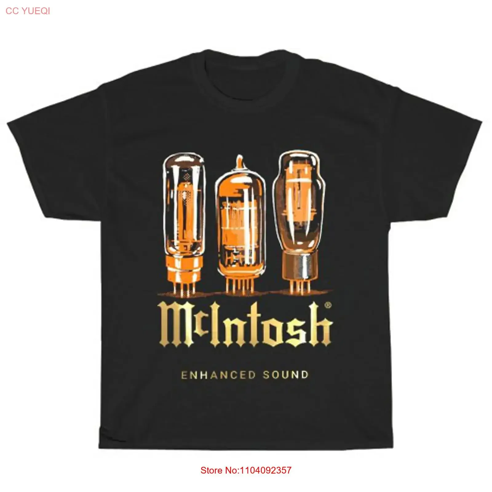 McIntosh Amplifiers Legendary Logo American Men's T Shirt Funny Size S to 5XL vintage Washed streetwear Versatile Slightly
