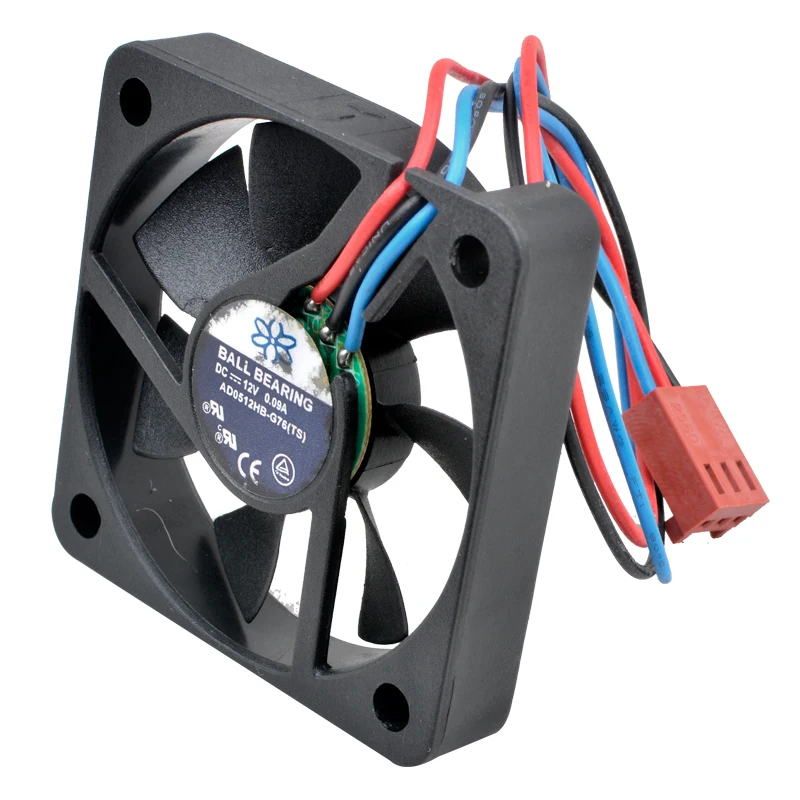 AD0512HB-G76 5cm 50mm fan 50x50x10mm DC12V 0.09A 5000rpm 3 lines 3pin Cooling fan for small computer CPU