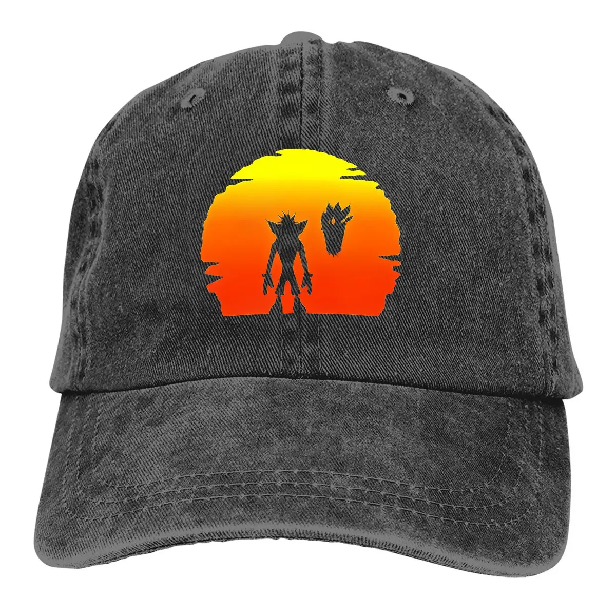 Summer Cap Sun Visor retro game Hip Hop Caps Crash Bandicoot Cowboy Hat Peaked Hats