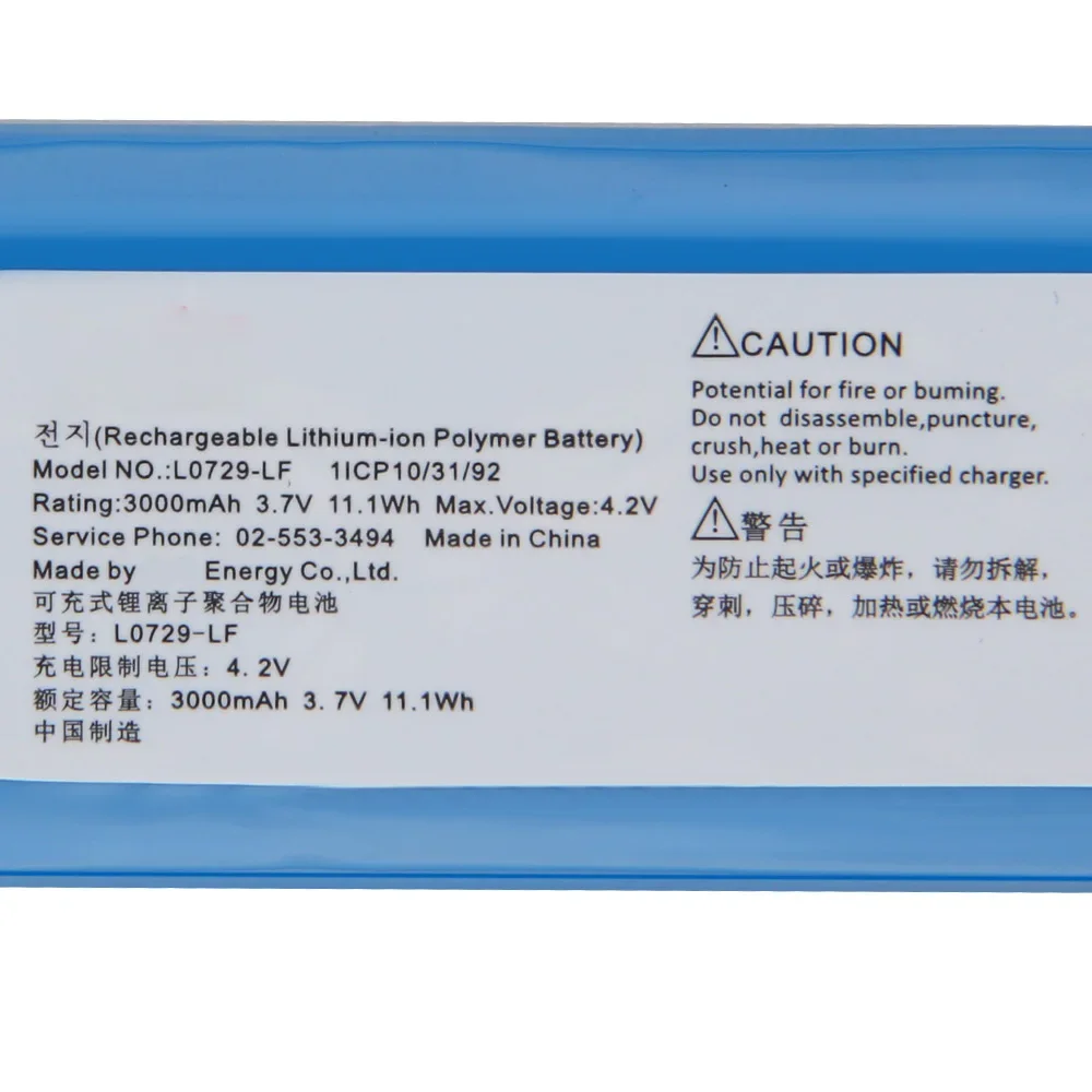 Original Replacement Battery L0729-LF GSP872693 01 For JBL Flip 4 Flip4 Portable Bluetooth Speaker Batteries 3000mah