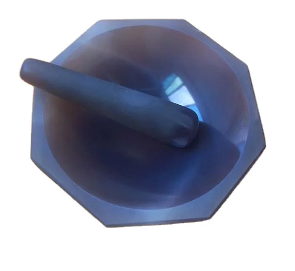 

Натуральный лабораторный агатовый ступка и пестик