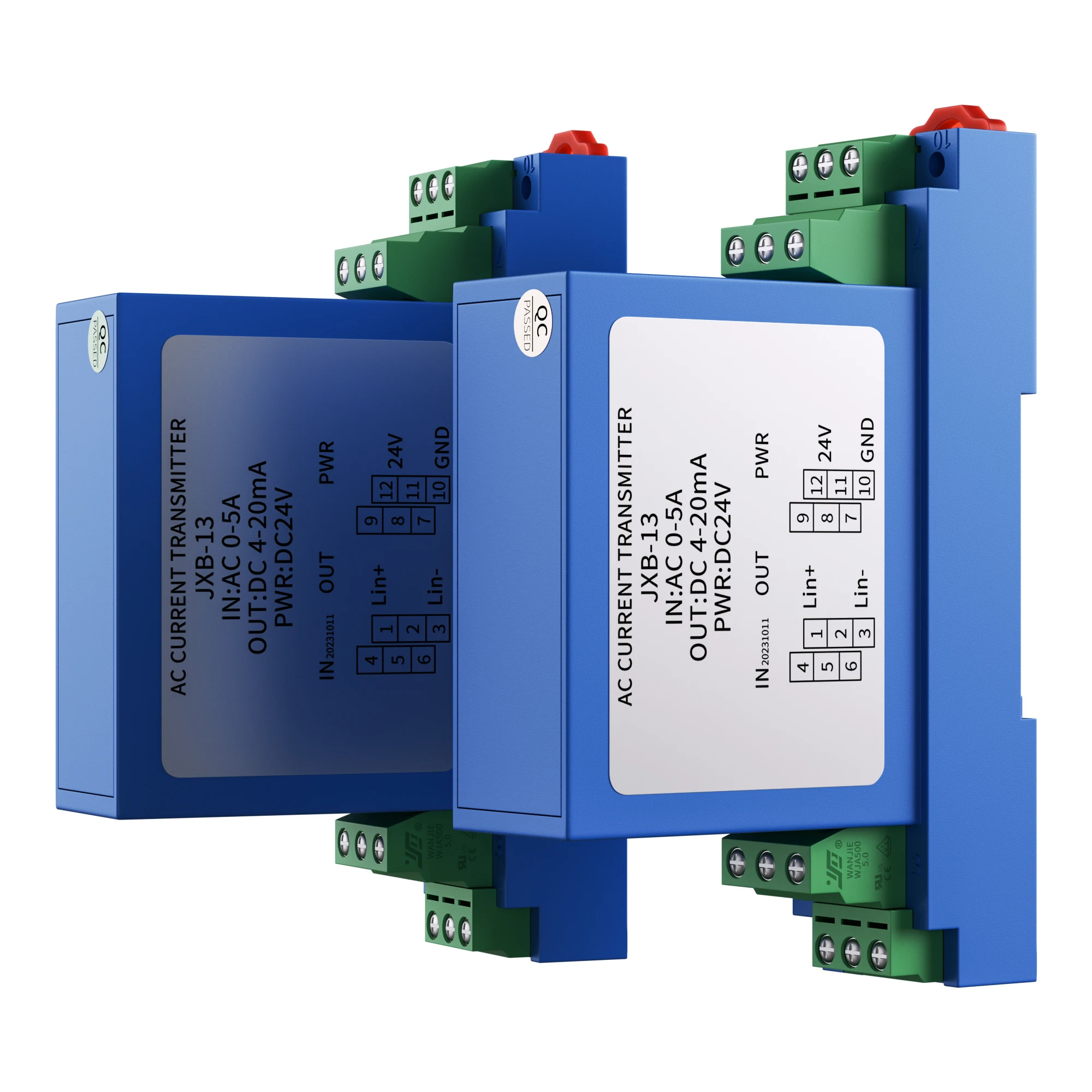 5A AC 220V Hochpräziser Stromsender 0-10A 4-20mA bis 0-10V bis 1-5V Stromsensor DC 24V RS485 Stromwandler