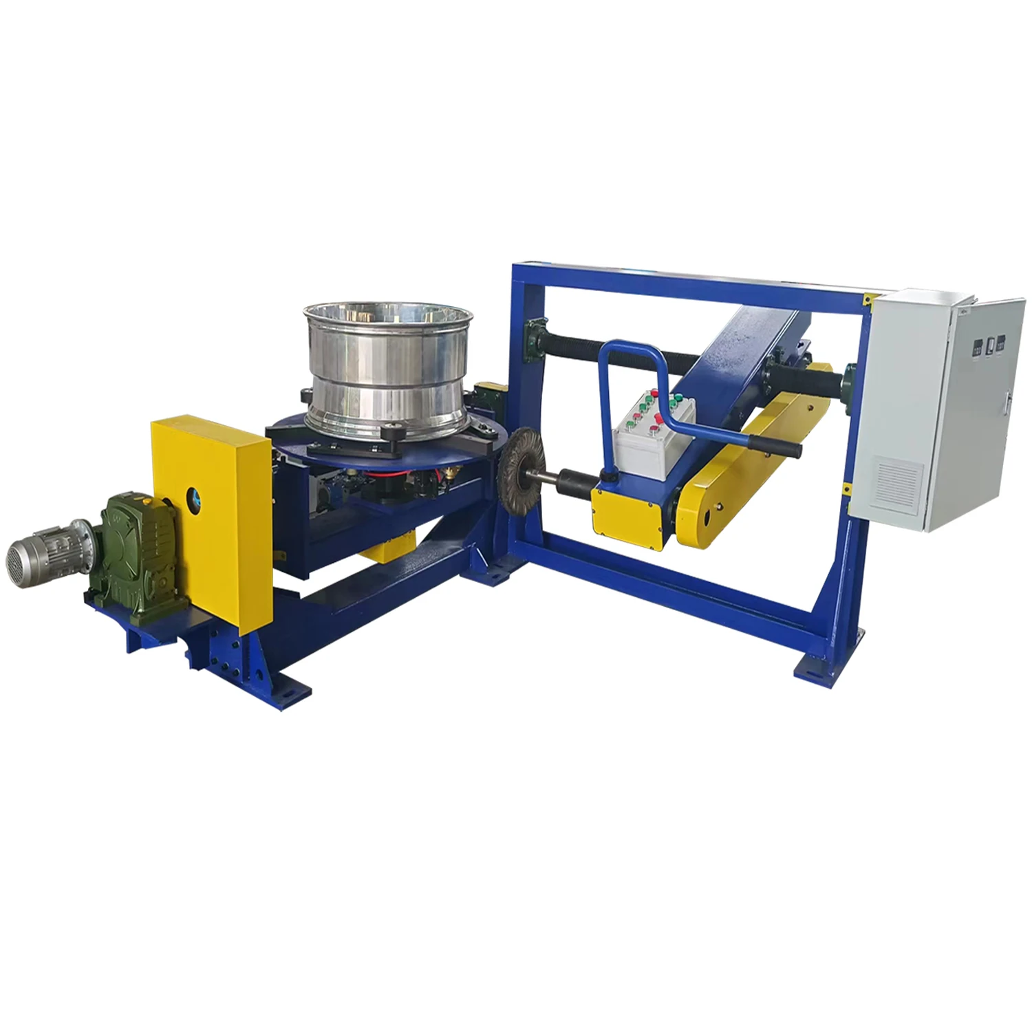 Automatic Professional Factory Supply Aluminum Truck Car Rim Polishing Buffing Machine