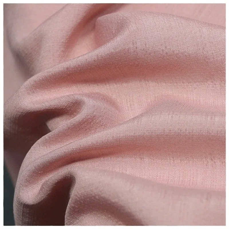 Natural silk oak jacquard satin sand-washed heavy fabric new Chinese-style clothing designer