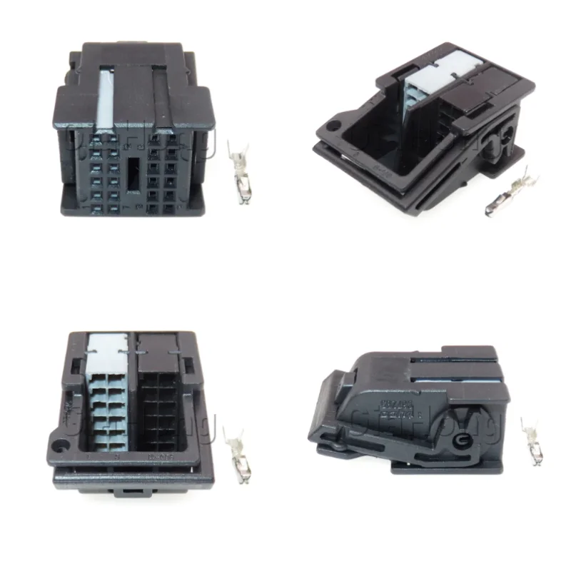 1 Set 24 Ways 967285-1 AC Assembly High Quality Black Car Connector Automobile Low Power Socket Unsealed Replacement Plug