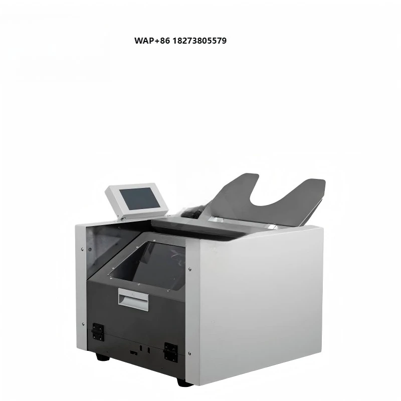 A3 Automatic flat-clip stapler and horse-mounted binding folding machine for booklet making