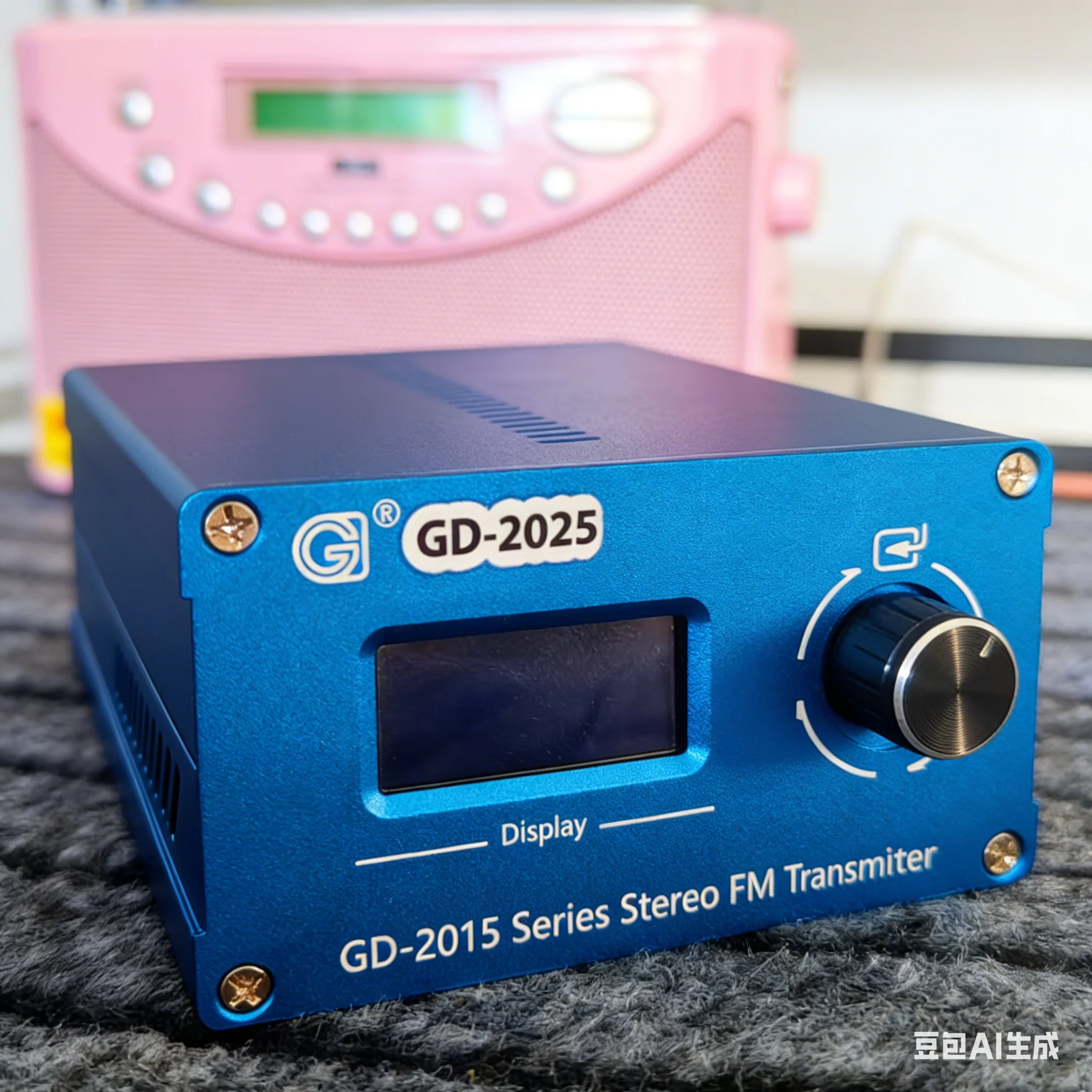 GD-2025 25W FM-Sender FM-Radiostation Rundfunksender QN-Chip 87,5-108MHz