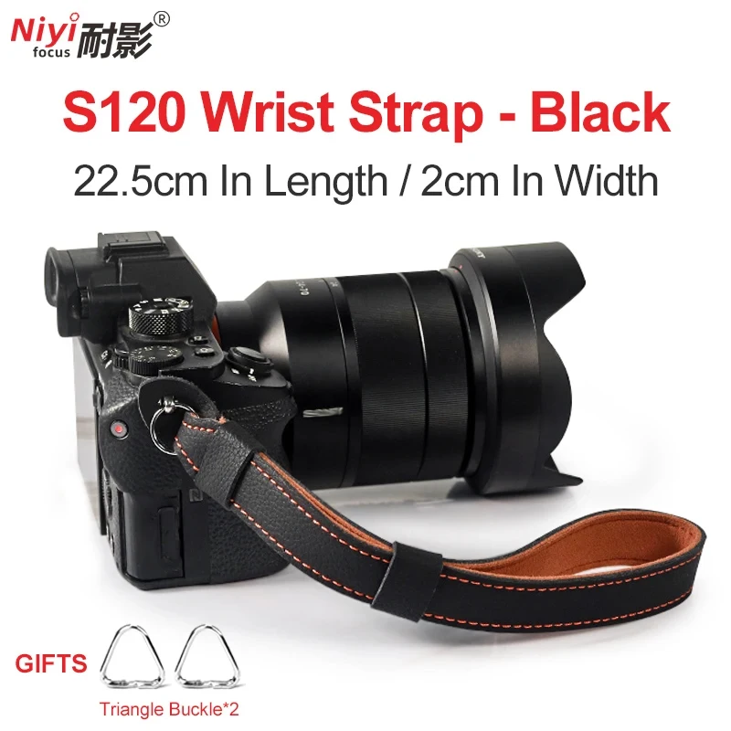 Camera Shoulder Strap Suitable For Sony A6500 A7M4 Canon R50 Nikon ZFC Z30 Leather-Strap Fuji XT5 XS10 Retro Micro Single Strap