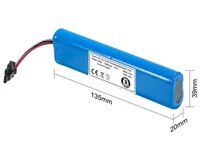 14.8V 6800mah 18650 Lithium Battery for VIOMI V2 Pro,VRVCLMB21B ，STYJ02YM