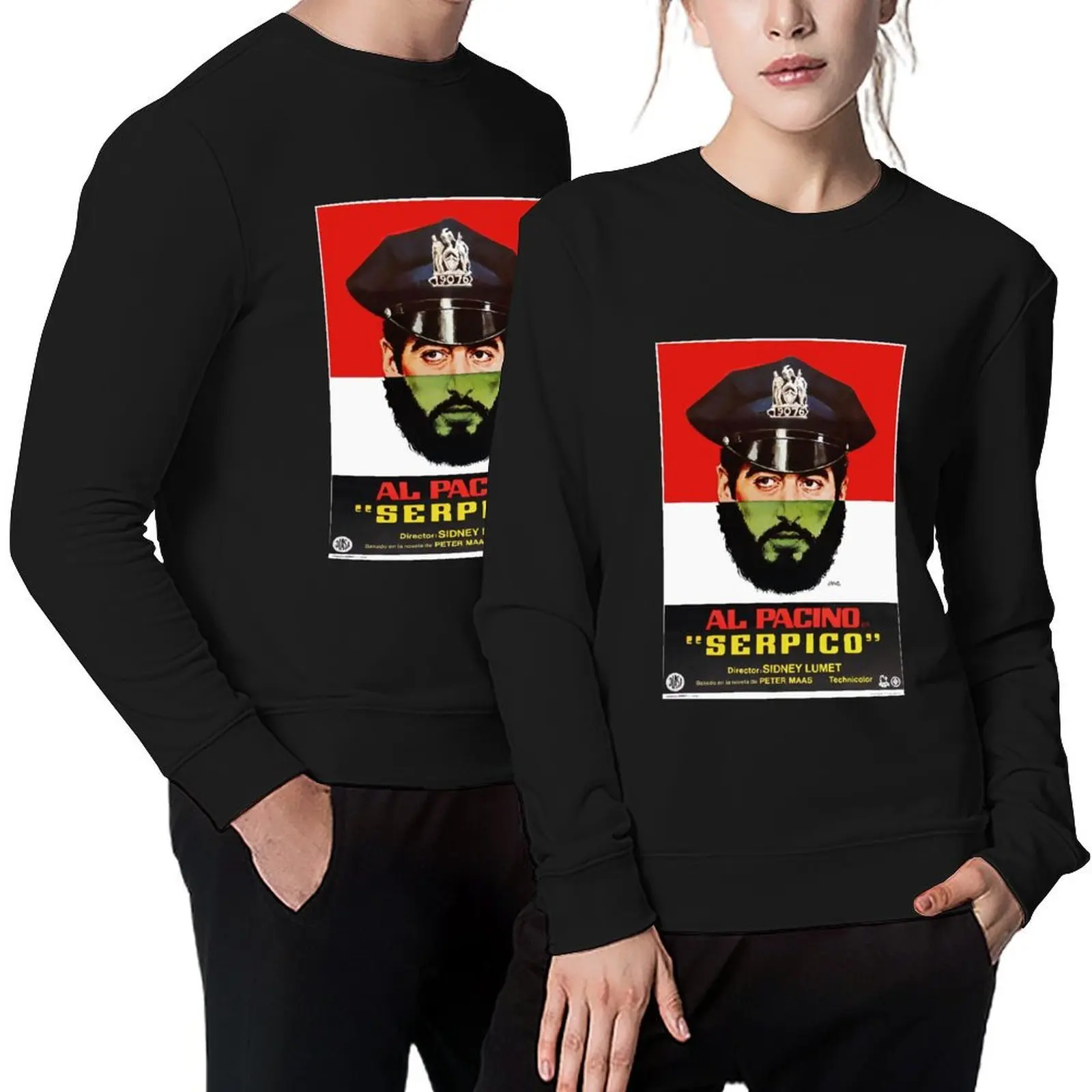 

Sidney Lumet Serpico Pullover male clothes men clothing aesthetic clothing men clothes autumn sweatshirt