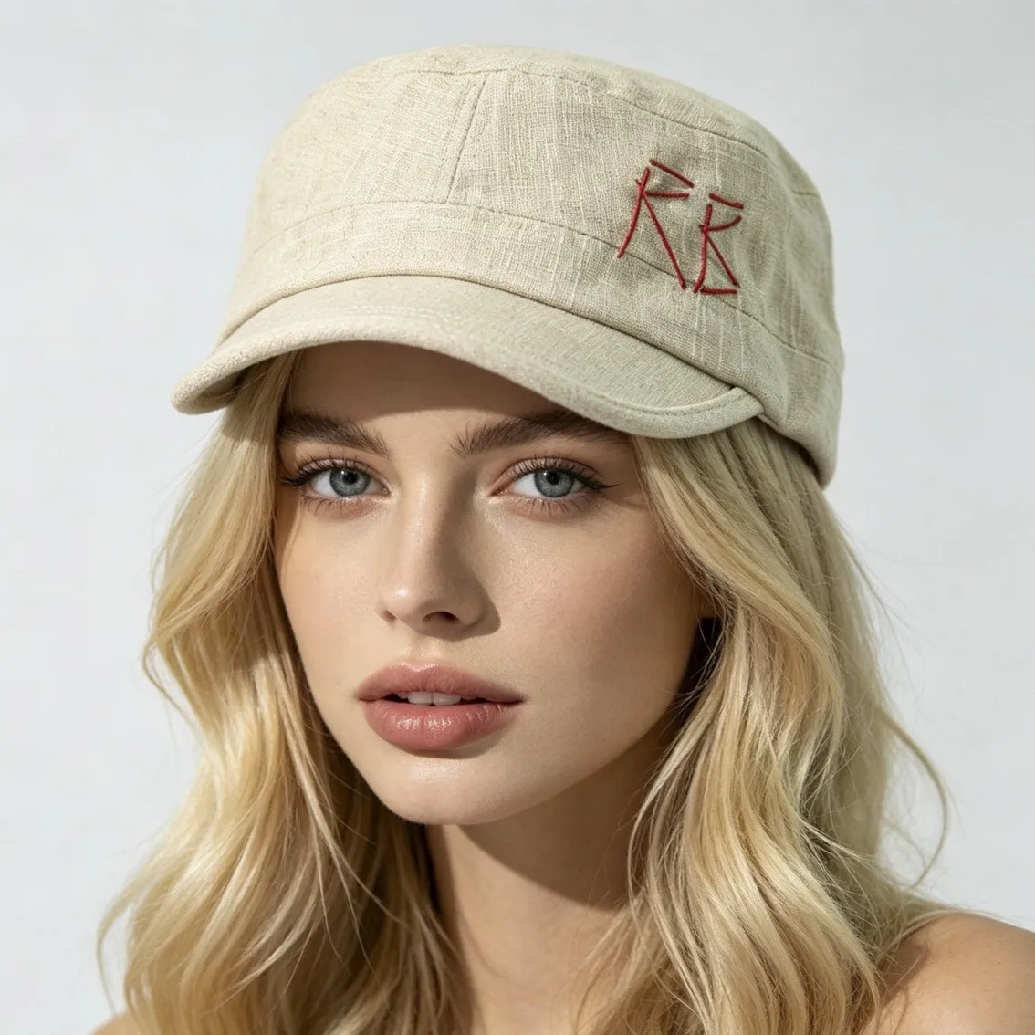 rb-logo-ukrainian-popular-navy-cap-spring-summer-autumn-embroidered-rb-baseball-visor-hat