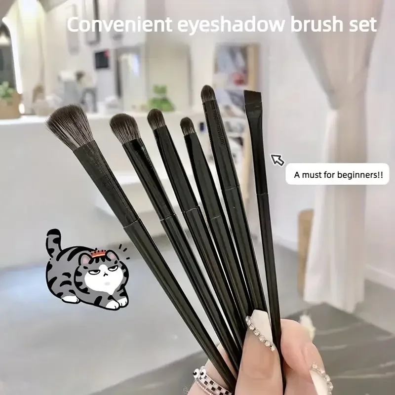 부드러운 아이섀도우 브러쉬 10종 세트 아이 화장품 아이라이너 펜슬 블레이드 아이 디테일 소형 메이크업 브러쉬