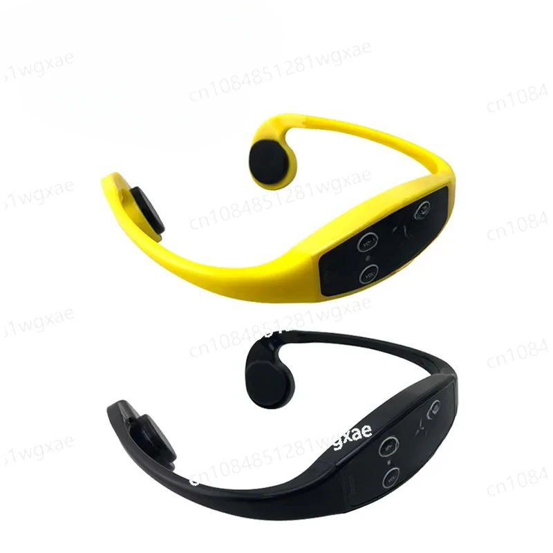 High Quality Waterproof Wireless Remote Swimming Lesson Bone Guided Swimming Earphones