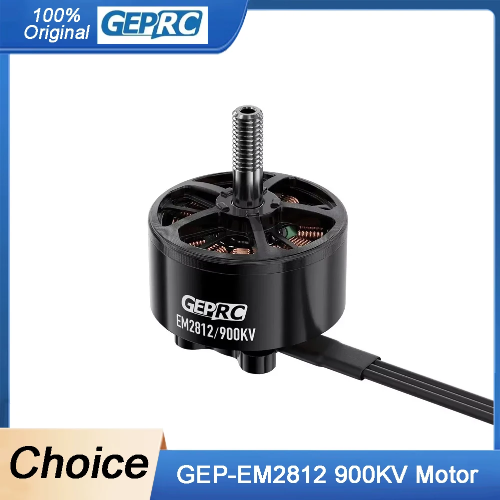 

GEPRC EM2812 Бесщеточный двигатель - 900KV 6S LiPo с высоким крутящим моментом для 7-9 дюймов FPV Фристайл Дальние дроны DIY Запчасти