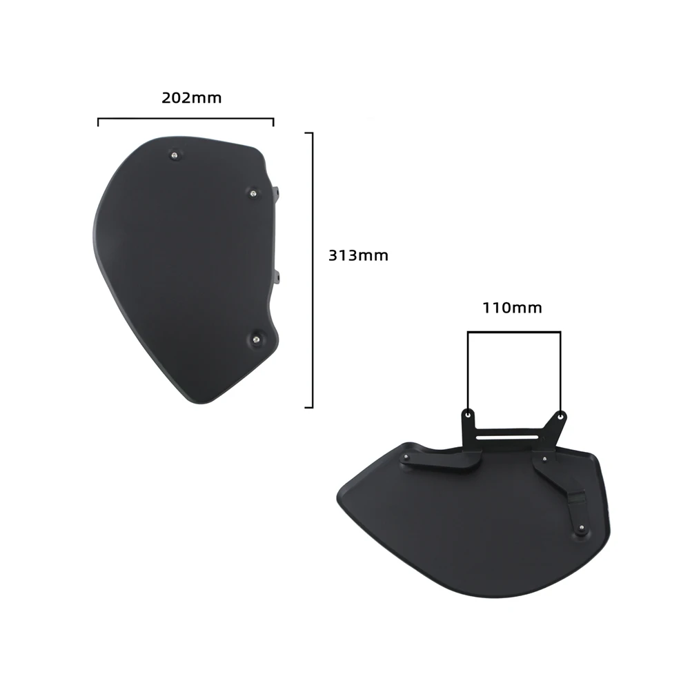 Auminum Cafe Racer Side Panels Cover Motorcycle Number Plates With Bracket For BMW R NINE T RNINE T R 9T Sides Frame Fedner