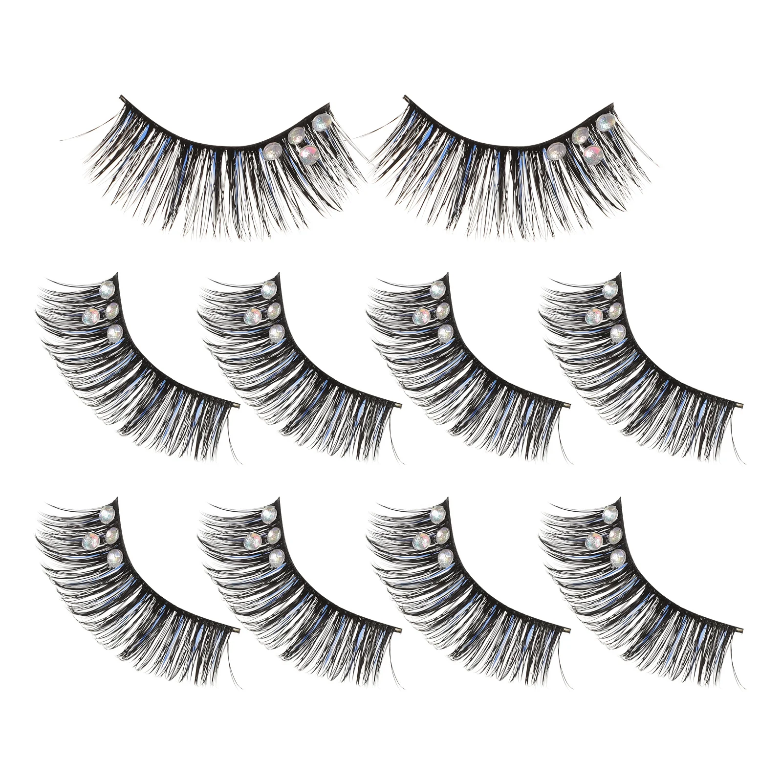5 أزواج من الرموش الصناعية الفردية خفيفة الوزن ليس من السهل تشويهها، تصميم كلاسيكي للنساء، إكسسوارات مكياج عصرية، فكرة هدية #6