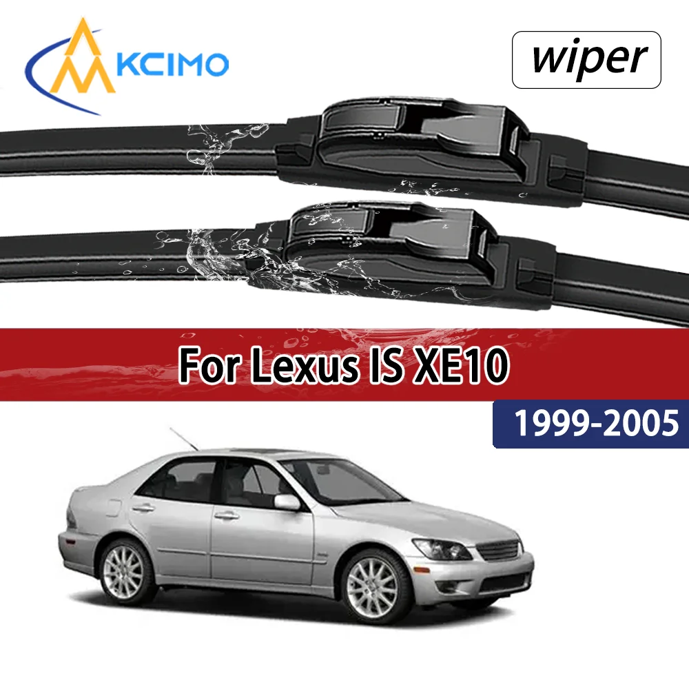 Para Lexus 	 Palhetas Limpadoras Dianteiras Duráveis e Silenciosas Compatíveis com IS XE10 1999–2005 2000 2001 Acessórios para Para-brisa de Carro