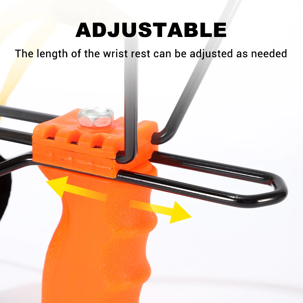 Wrist Slingshot with Adjustable Frame for Adults Child Powerful Compact Folding Wrist Slingshots Outdoor Hunting Sling Shot