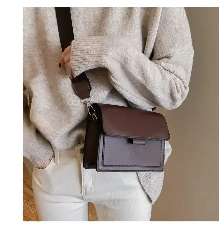 Women's PU Leather Crossbody Bag Image 11