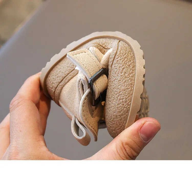 Boken-Schuhe für Jungen, weiche Sohlen, Kinderschuhe, 2025, Neuheiten, 0–1 Jahre alt, Sportschuhe für Kinder, modische Retro-Bohnenschuhe – Detail 12
