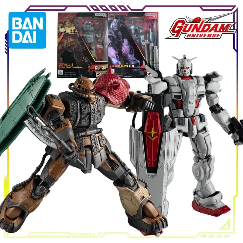 

BANDAI Original GUNDAM UNIVERSE Finished Product Series GU-37Up To EX\GU-38 ZaguII Solari Machine Anime Action Figure Model Toys