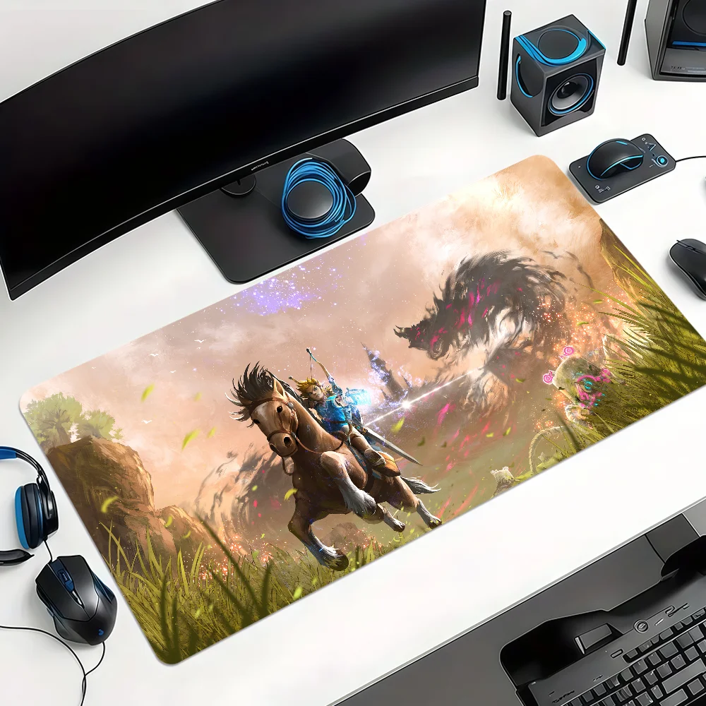 The Legend of Z-Zelda Breath the Wild Mouse Pad Non-slip Thickened Large Writing Lockedge Office Student Gaming Cushion MousePad