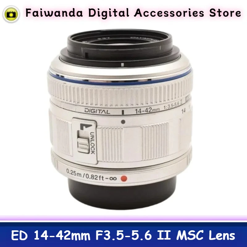 

95% новый оригинальный широкоугольный зум-объектив M.ZUIKO DIGITAL ED 14-42mm F3.5-5.6 II MSC для камер Olympus с креплением M4/3