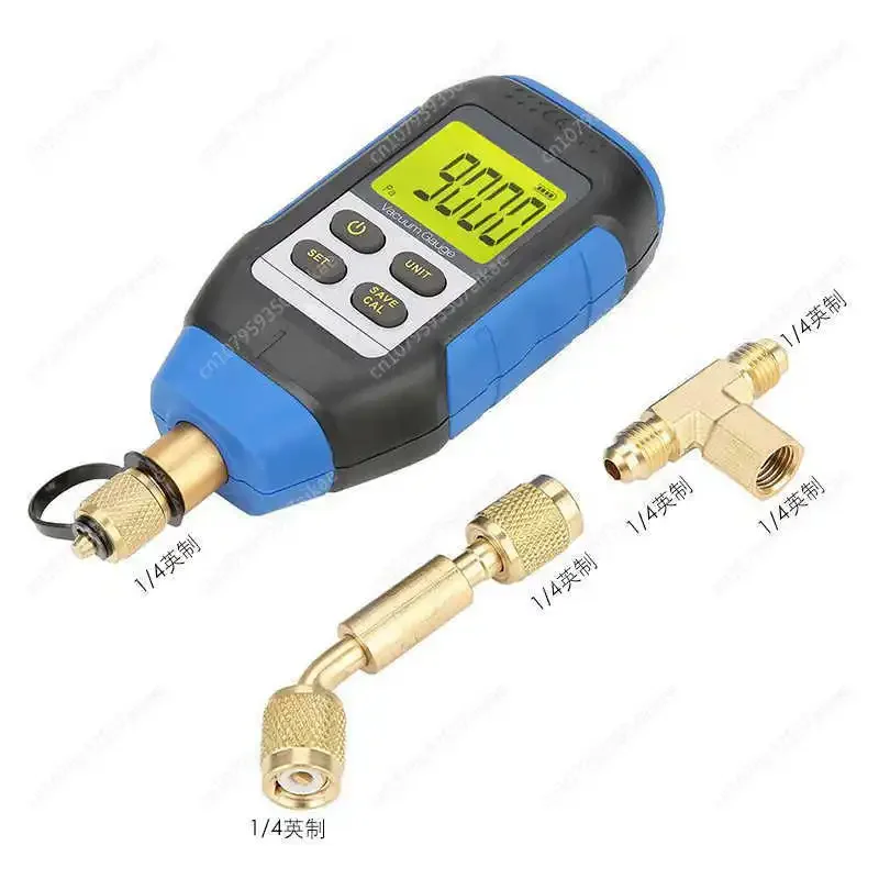 VMV-1 Digital Vacuum Gauge Portable High Precision Digital Display Combined Pressure and Vacuum Electronic Vacuum Absolute Gauge