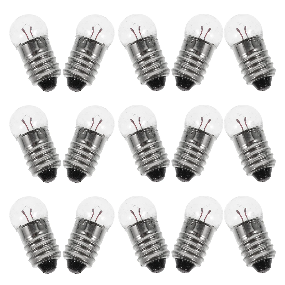 

20Pcs Small Lamp Bulb Mini Light Bulbs Experimental Use Low Voltage Stable Brightness for DIY Science Projects