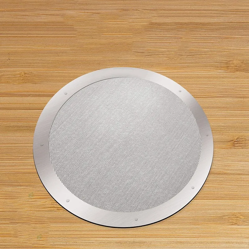 Paquete de A61T-4 filtros reutilizables de acero inoxidable para cafeteras AeroPress