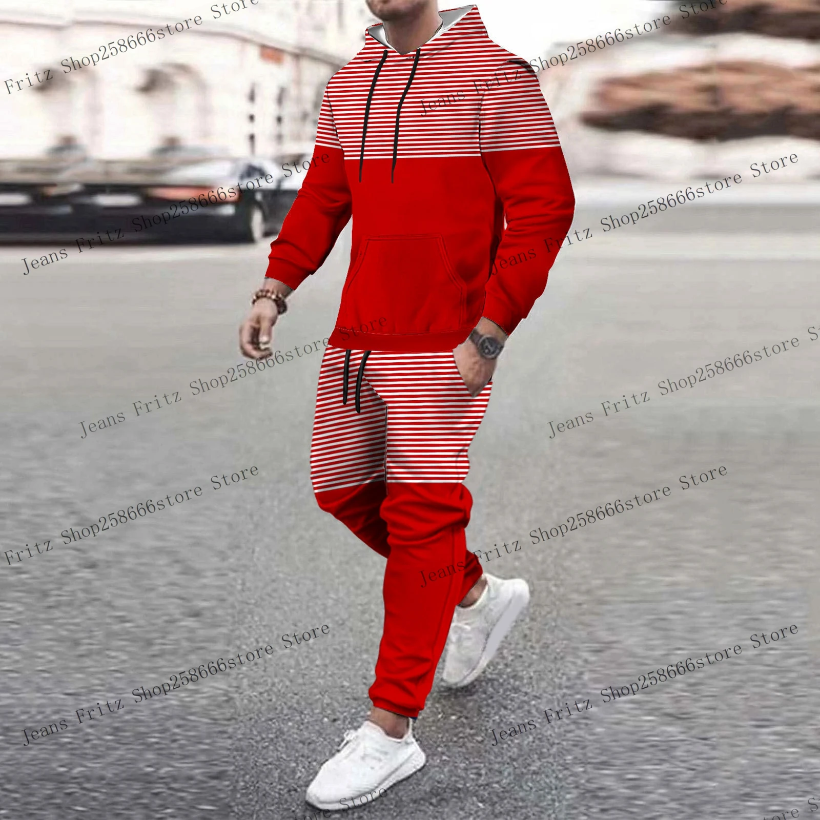 Autumn Men Tracksuit 2 Piece Sets 3D Printed Hoodie 2pcs Set Kids Fashion Casual Men Women Street Sports Jogging Suits