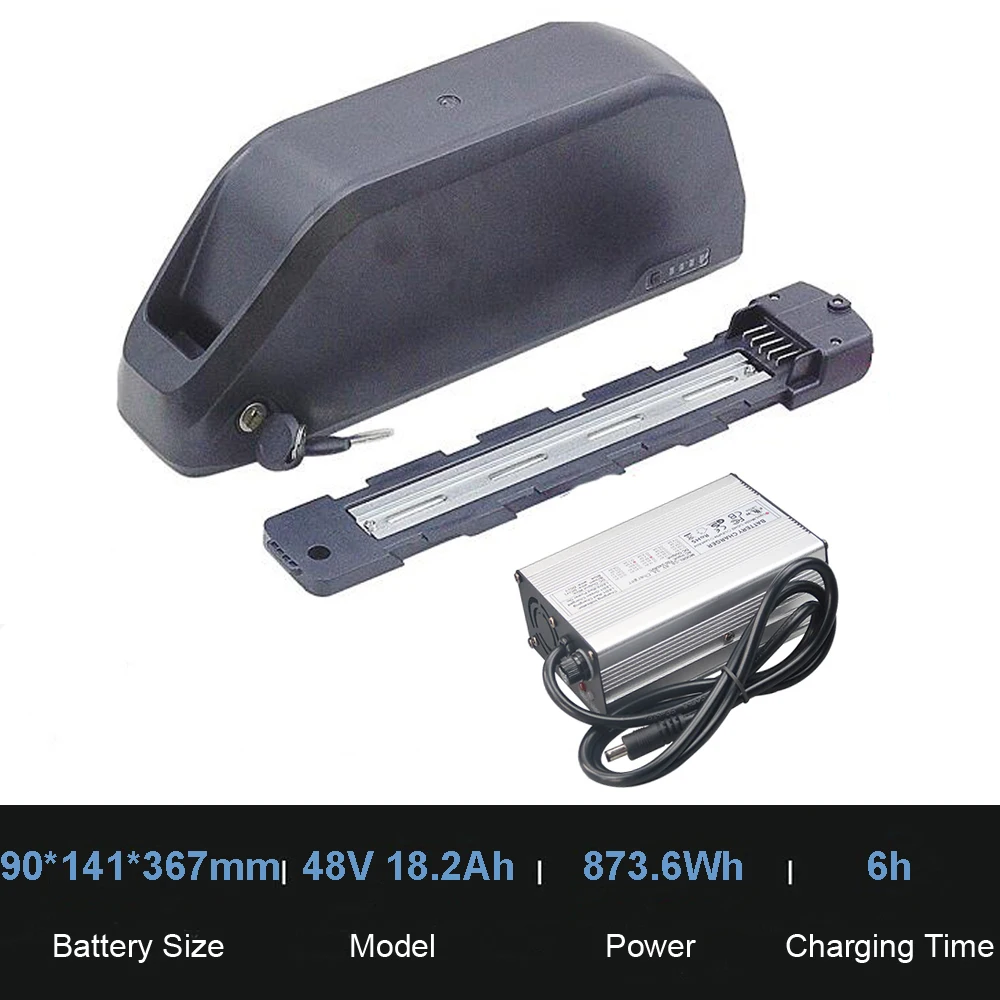 Verwijderbare lithium-ion ebike-batterij 48V 18,2Ah voor Fafrees F20 Mate elektrische fietsdriewieler