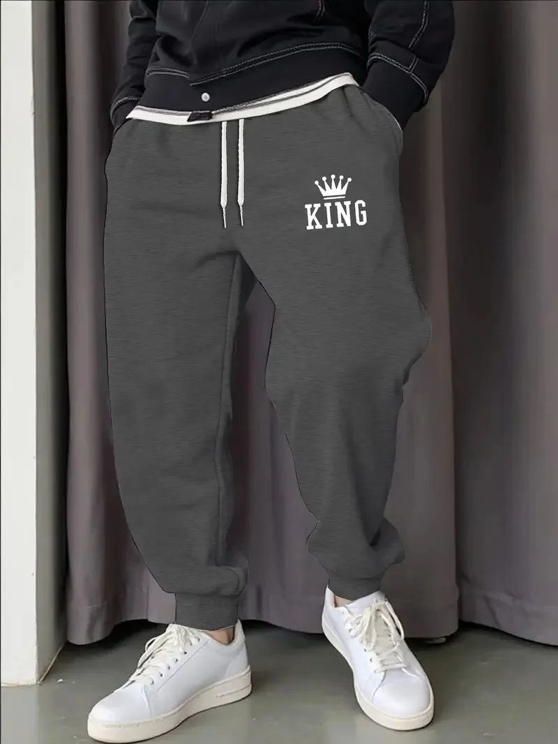 

Брюки для мужчин, Лидер продаж 2024 года, повседневные спортивные штаны, городская модная уличная одежда, осень-зима 2025 года, спортивные брюки для бега