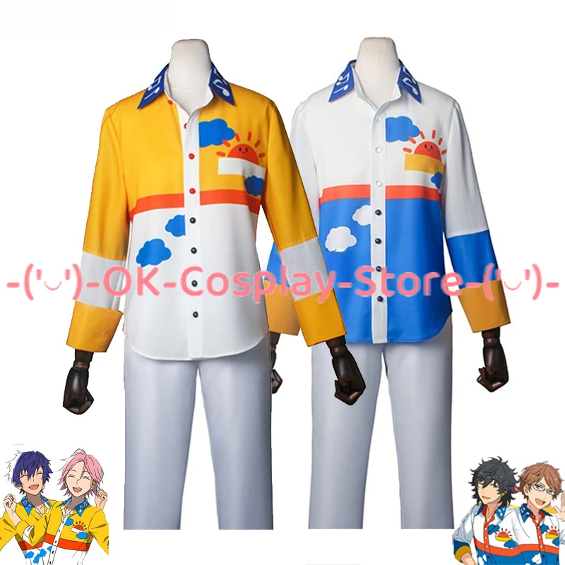 

Game Ensemble Stars Sagami Jin Kunugi Akiomi Oukawa Kohaku Sazanami Jun Cosplay Costume Gem Shirt Party Uniforms Custom Made