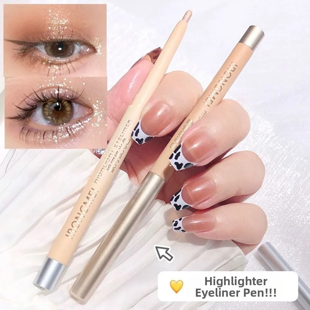 Fashion Glitter Lying Silkworm Pencil Waterproof Long Lasting High Gloss Pen Face Makeup Highlighter Ideal for Women Makeup