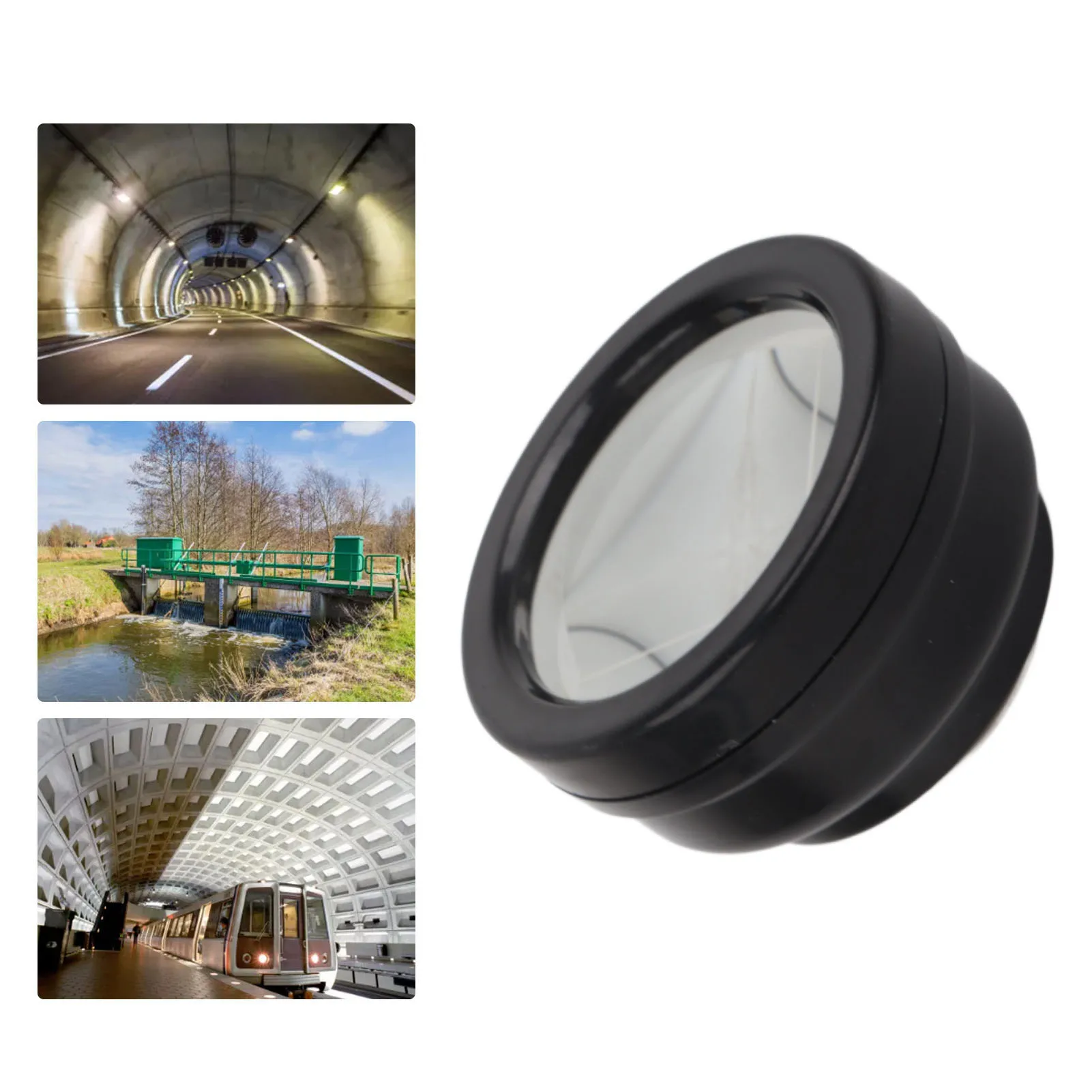 ปริซึมถั่วลิสงขนาดเล็กทดแทน 1.5 นิ้วปริซึมสำรวจขนาดเล็ก อุปกรณ์เสริมปริซึมรวมสำหรับการวัดปริซึมสถานีรวม ปริซึมสำรวจ